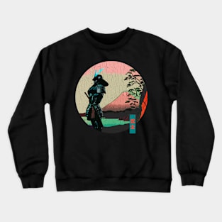 Ancient Samurai (vintage distressed look) Crewneck Sweatshirt